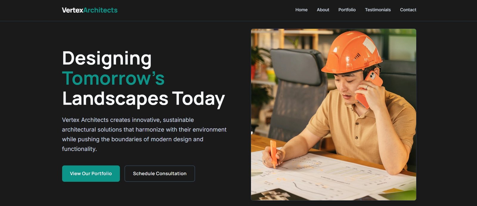 Modern Architectural Firm Digital Brochure