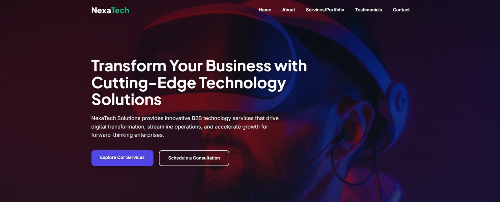 Tech Startup Digital Brochure
