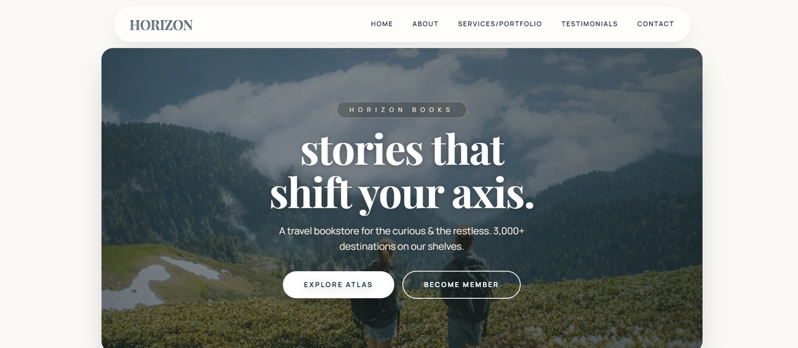 Bookstore Digital Brochure